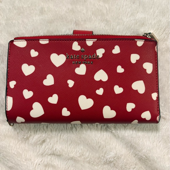 kate spade Handbags - Kate Spade New York Cameron Street Hearts Continental Wallet